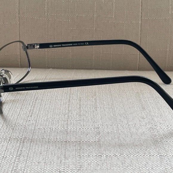 Sergio Tacchini Men Eyeglasses Gunmetal Tone Made in Itay Glasses Frame 56[]18 - Picture 12 of 12